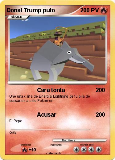 Pokemon Donal Trump puto
