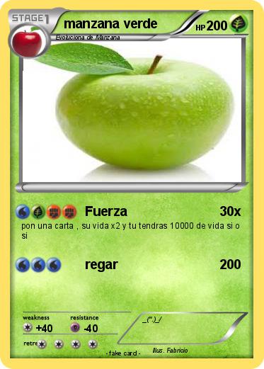 Pokemon manzana verde