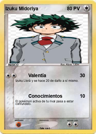 Pokemon Izuku Midoriya