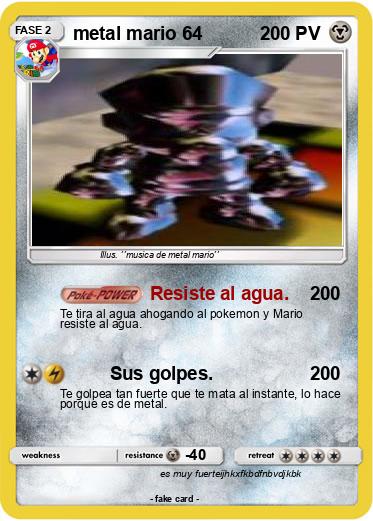 Pokemon metal mario 64