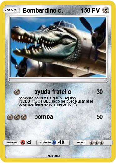 Pokemon Bombardino c.
