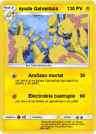 Pokemon ayuda Galvantula