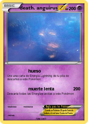 Pokemon death. anguirus