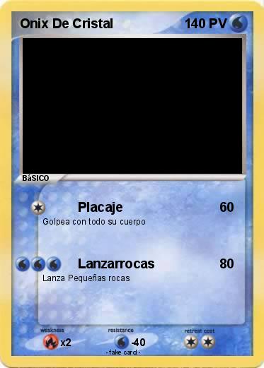 Pokemon Onix De Cristal