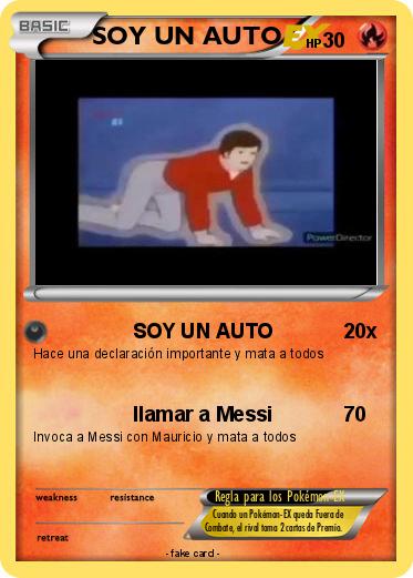 Pokemon SOY UN AUTO