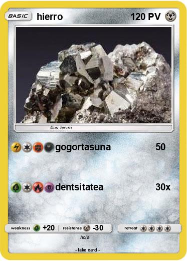 Pokemon hierro