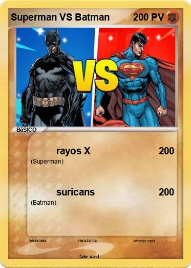 Pokemon Superman VS Batman