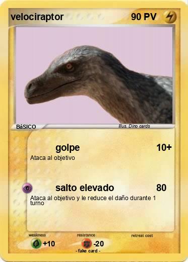Pokemon velociraptor