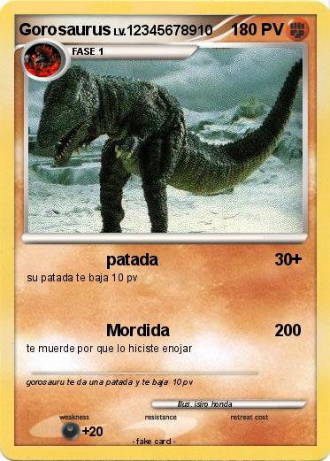 Pokemon Gorosaurus