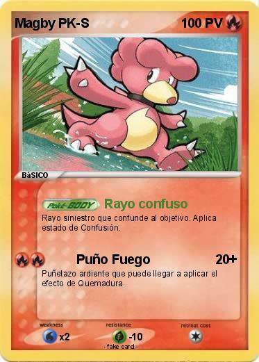 Pokemon Magby PK-S