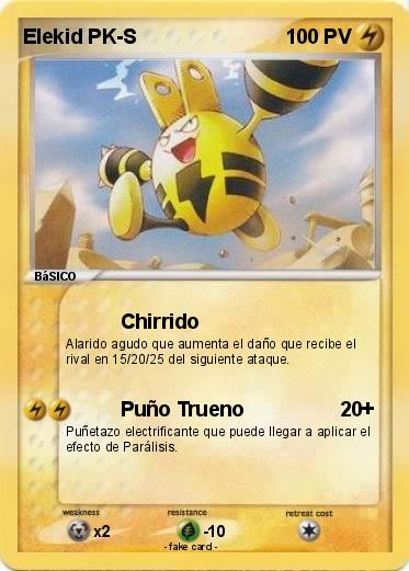 Pokemon Elekid PK-S