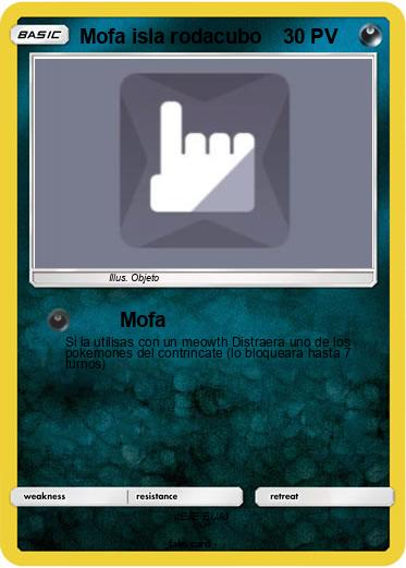 Pokemon Mofa isla rodacubo