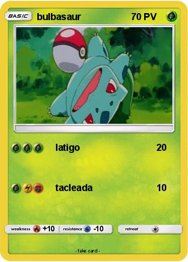 Pokemon bulbasaur