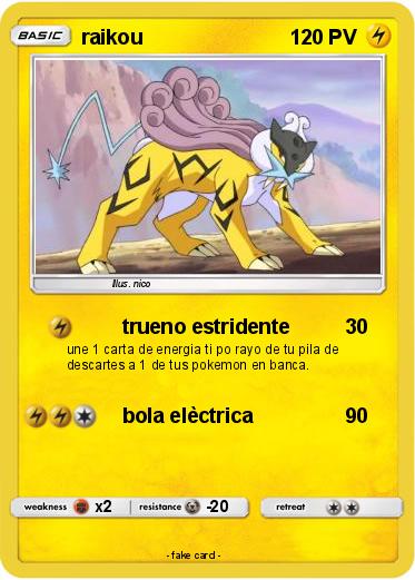 Pokemon raikou