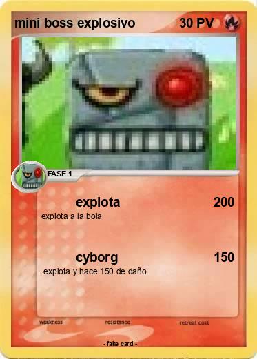 Pokemon mini boss explosivo