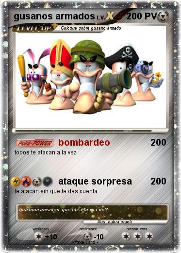 Pokemon gusanos armados