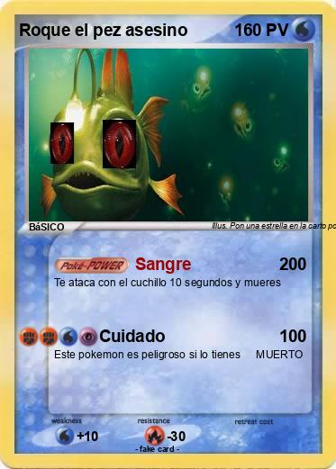 Pokemon Roque el pez asesino