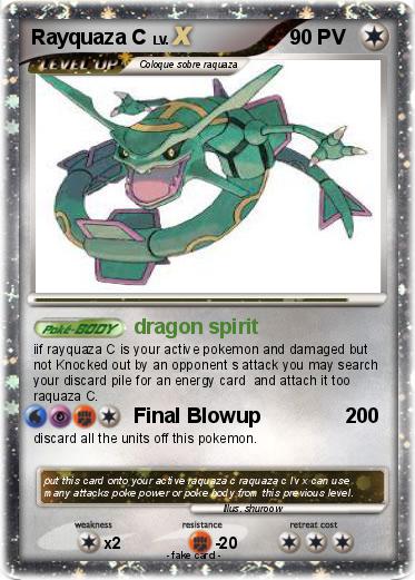 Pokemon Rayquaza C