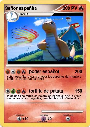 Pokemon Señor españita