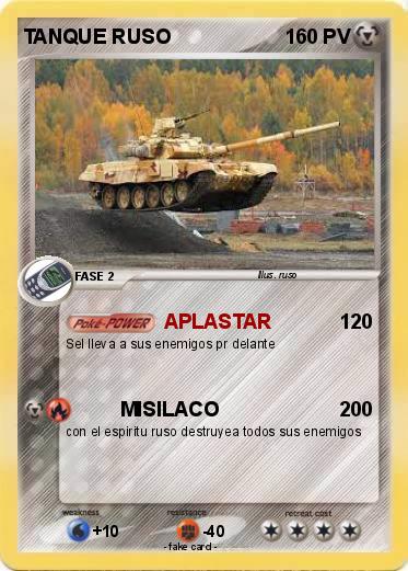 Pokemon TANQUE RUSO