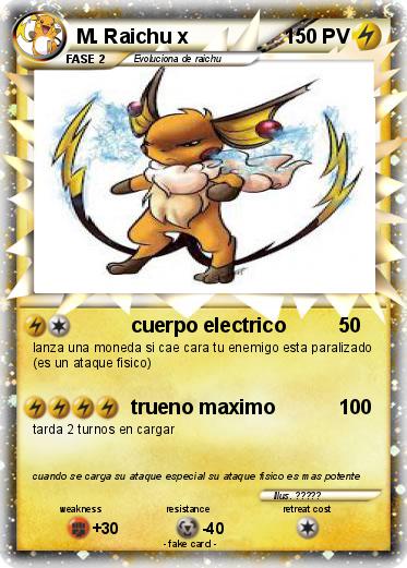Pokemon M. Raichu x