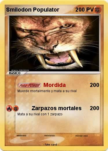 Pokemon Smilodon Populator