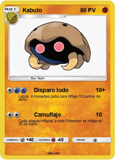 Pokemon Kabuto