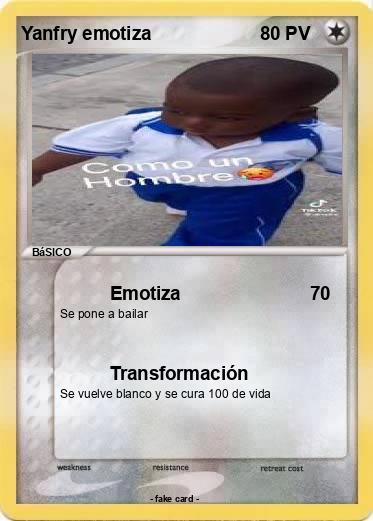 Pokemon Yanfry emotiza