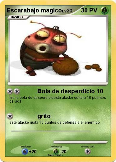 Pokemon Escarabajo magico