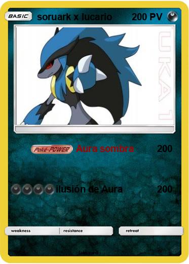 Pokemon soruark x lucario