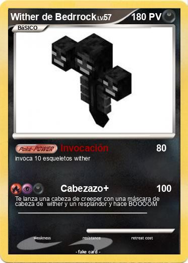 Pokemon Wither de Bedrrock