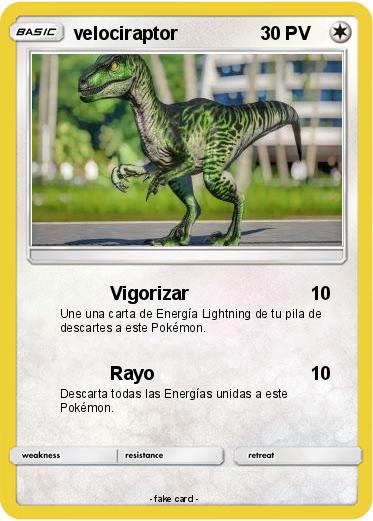 Pokemon velociraptor