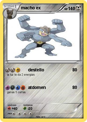 Pokemon macho ex
