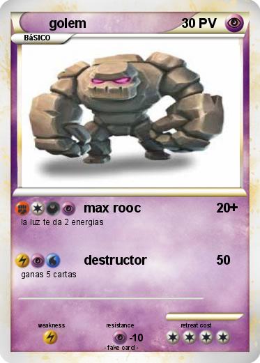 Pokemon golem