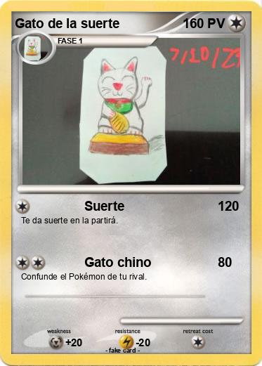 Pokemon Gato de la suerte