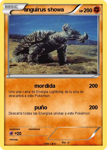Pokemon anguirus showa