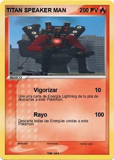 Pokemon TITAN SPEAKER MAN
