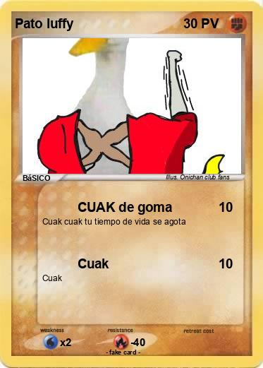 Pokemon Pato luffy