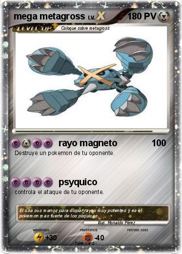 Pokemon mega metagross
