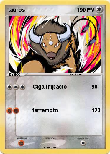 Pokemon tauros