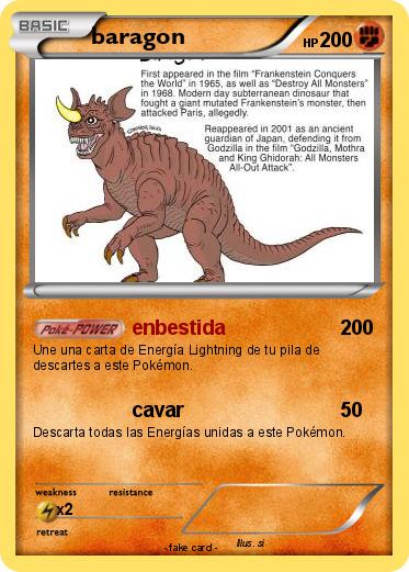Pokemon baragon