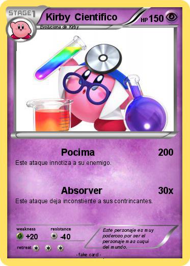 Pokemon Kirby  Cientifico
