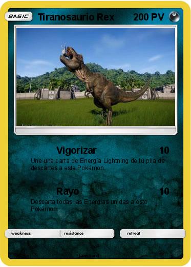 Pokemon Tiranosaurio Rex
