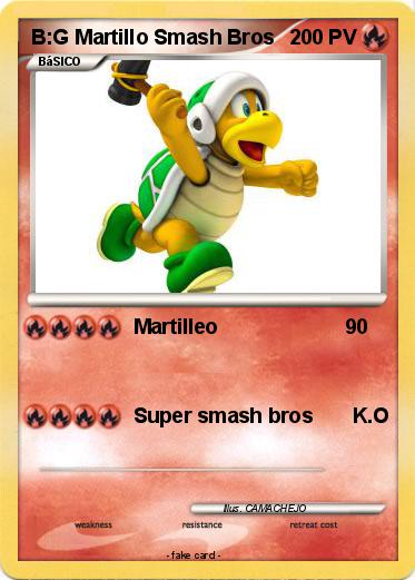 Pokemon B:G Martillo Smash Bros