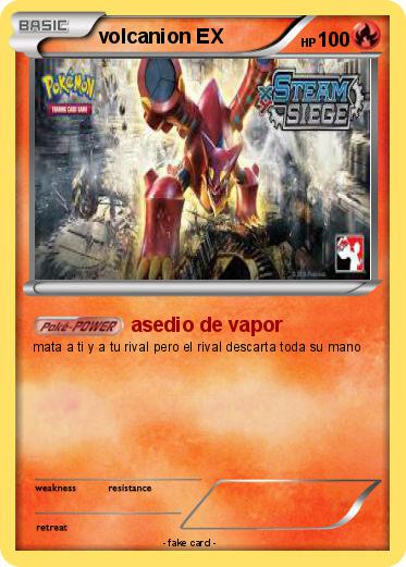 Pokemon volcanion EX