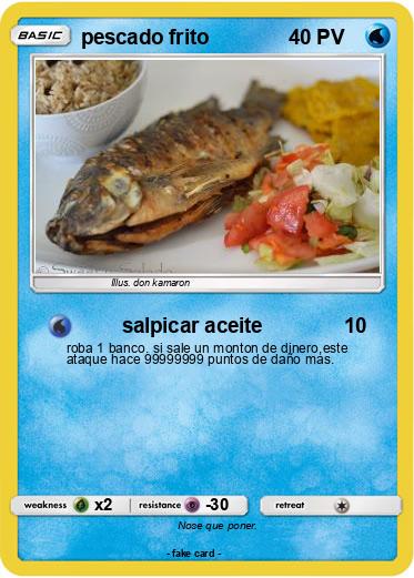 Pokemon pescado frito