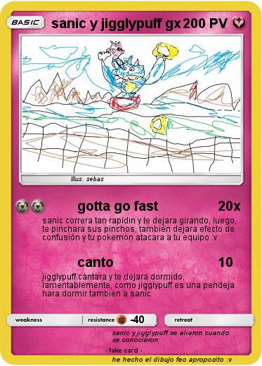 Pokemon sanic y jigglypuff gx