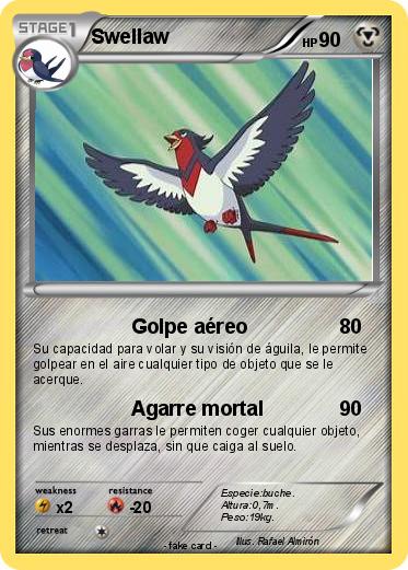 Pokemon Swellaw