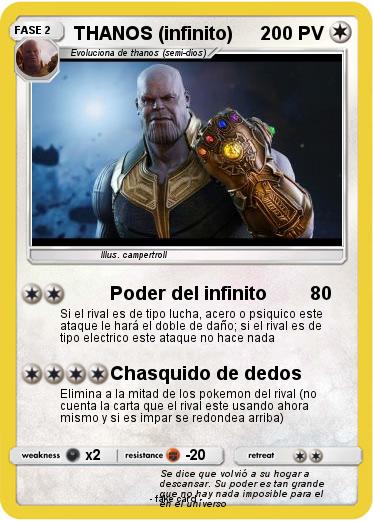 Pokemon THANOS (infinito)