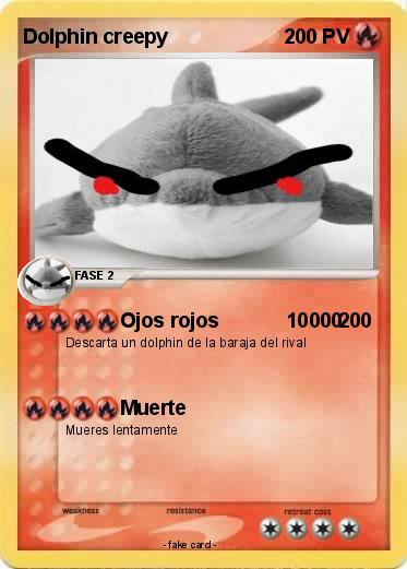 Pokemon Dolphin creepy